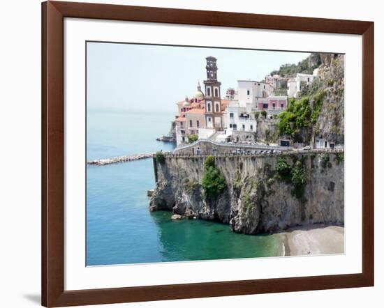 Atrani on the Amalfi Coast-Marilyn Dunlap-Framed Art Print