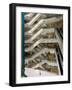 Atrium of New World City Shopping Mall near People's Square and Nanjing Road, Shanghai, China-Paul Souders-Framed Photographic Print