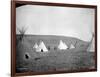 Atsina Camp Scene-Edward S^ Curtis-Framed Photographic Print