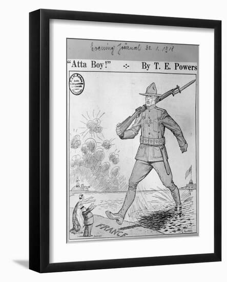 Atta Boy!-T.E. Powers-Framed Giclee Print