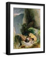 Attachment, 1829-Edwin Henry Landseer-Framed Giclee Print