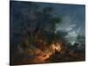 Attack by Robbers at Night, c.1770-Philip James Loutherbourg-Stretched Canvas