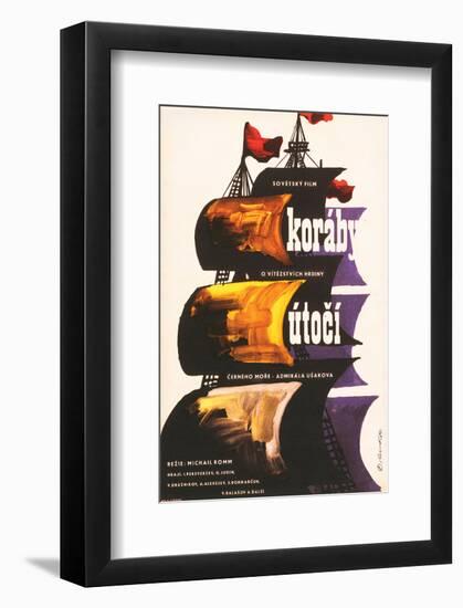 Attack From the Sea-Koraby-null-Framed Art Print