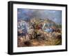 Attack of Polish Uhlans on Bolsheviks Near Sloutsk 1919, 1920-Leonard Winterowski-Framed Giclee Print