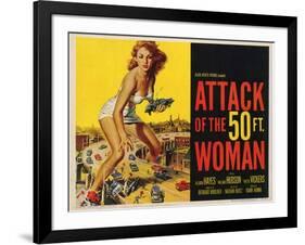 Attack of the 50 Foot Woman, 1958-null-Framed Art Print