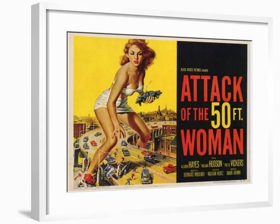 Attack of the 50 Foot Woman, 1958-null-Framed Art Print