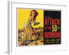 Attack of the 50 Foot Woman, 1958-null-Framed Art Print