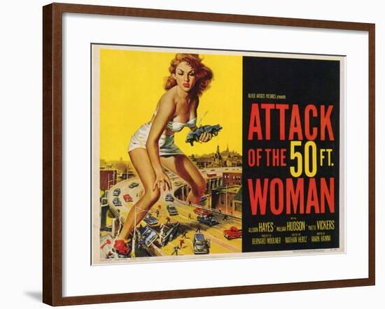 Attack of the 50 Foot Woman, 1958-null-Framed Art Print