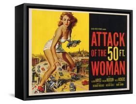 Attack of the 50 Foot Woman, 1958-null-Framed Stretched Canvas