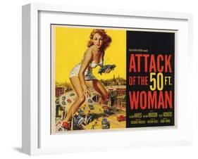 Attack of the 50 Foot Woman, 1958-null-Framed Art Print