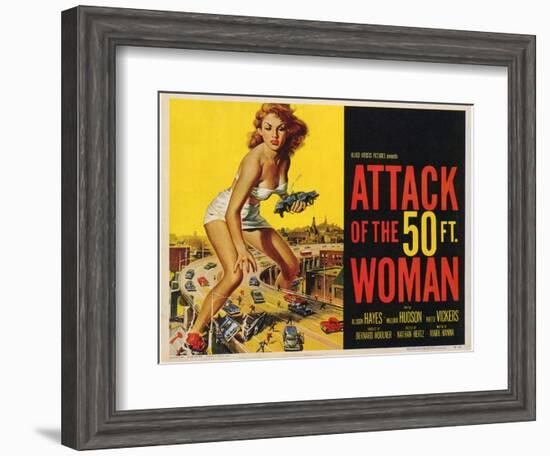 Attack of the 50 Foot Woman, 1958-null-Framed Art Print