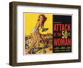 Attack of the 50 Foot Woman, 1958-null-Framed Art Print