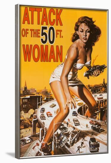 Attack of the 50 foot Woman-null-Framed Poster