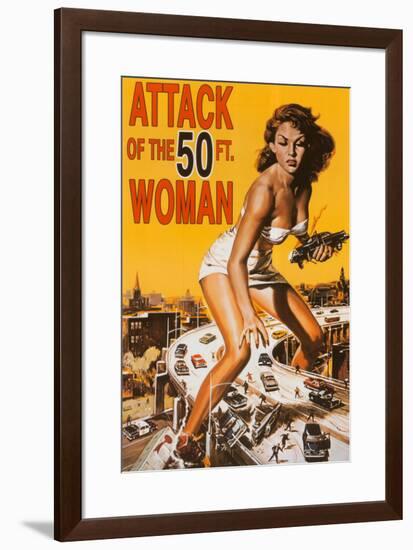 Attack of the 50 foot Woman-null-Framed Poster