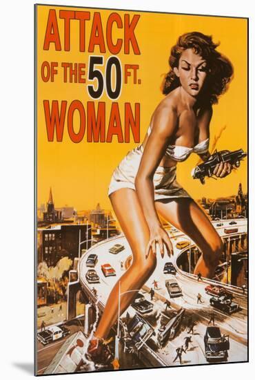 Attack of the 50 foot Woman-null-Mounted Poster