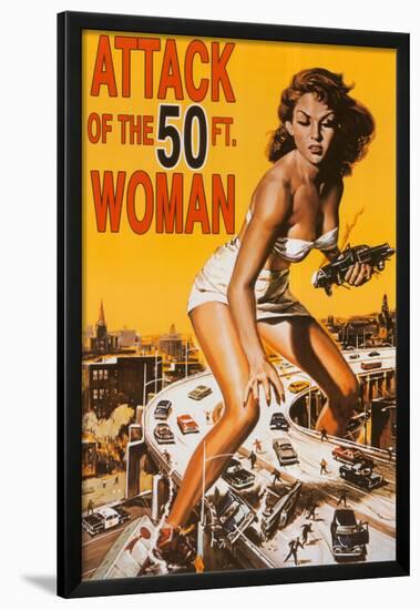Attack of the 50 ft Woman-null-Lamina Framed Poster