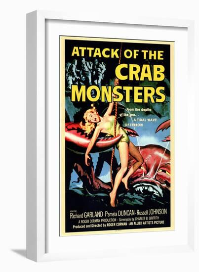 Attack of the Crab Monsters, 1957-null-Framed Art Print