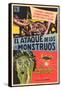 Attack of the Crab Monsters, Spanish Movie Poster, 1957-null-Framed Stretched Canvas