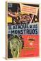 Attack of the Crab Monsters, Spanish Movie Poster, 1957-null-Stretched Canvas