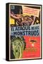 Attack of the Crab Monsters, Spanish Movie Poster, 1957-null-Framed Stretched Canvas