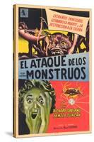 Attack of the Crab Monsters, Spanish Movie Poster, 1957-null-Stretched Canvas