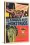 Attack of the Crab Monsters, Spanish Movie Poster, 1957-null-Stretched Canvas