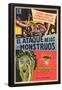 Attack of the Crab Monsters, Spanish Movie Poster, 1957-null-Framed Poster