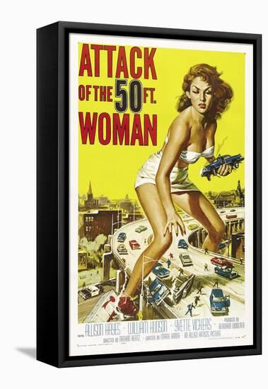 Attack of the Fifty Foot Woman-Vintage Apple Collection-Framed Stretched Canvas