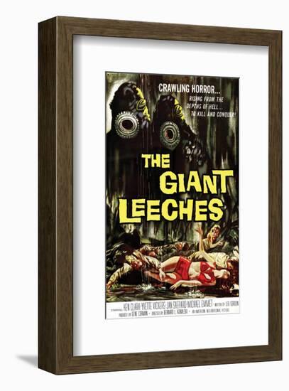 Attack Of The Giant Leeches - 1959 II-null-Framed Giclee Print