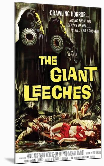 Attack Of The Giant Leeches - 1959 II-null-Mounted Giclee Print