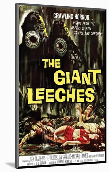 Attack Of The Giant Leeches - 1959 II-null-Mounted Giclee Print