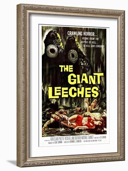 Attack of the Giant Leeches (aka the Giant Leeches), 1959-null-Framed Art Print