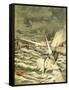 Attack of the Japanese Torpedo Boats in Port Arthur, February 1904-null-Framed Stretched Canvas