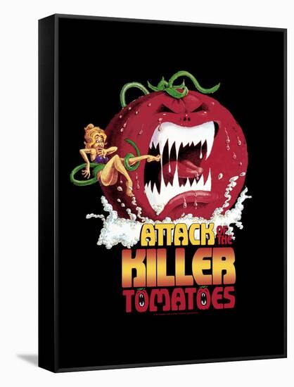 Attack of the Killer Tomatoes Movie Poster-null-Framed Stretched Canvas