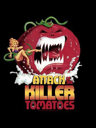 Attack Of The Killer Tomatoes Men's  Movie Poster T-shirt Black 