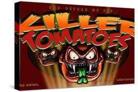 Attack of the Killer: Tomatoes Three Killer Tomatoes-null-Stretched Canvas