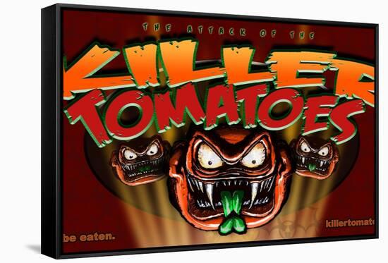 Attack of the Killer: Tomatoes Three Killer Tomatoes-null-Framed Stretched Canvas