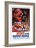 Attack of the Puppet People-null-Framed Art Print