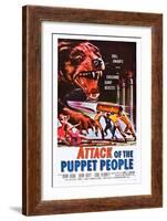 Attack of the Puppet People-null-Framed Art Print