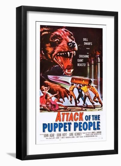 Attack of the Puppet People-null-Framed Art Print