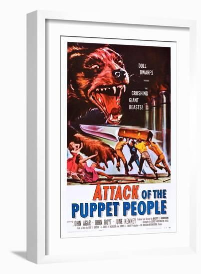 Attack of the Puppet People-null-Framed Art Print