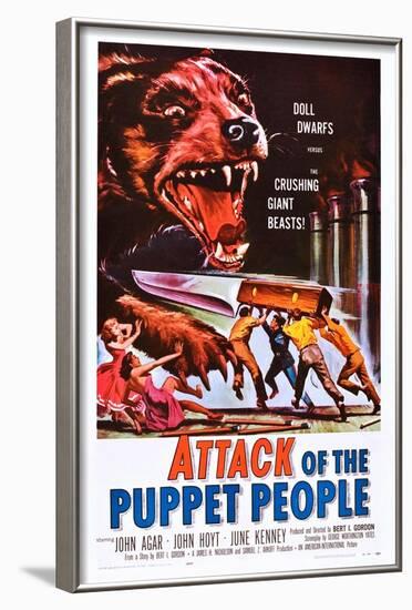 Attack of the Puppet People-null-Framed Art Print