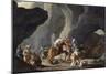 Attack of the Travellers, C.1634-37 (Oil on Canvas)-Sebastien Bourdon-Mounted Giclee Print