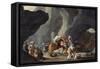 Attack of the Travellers, C.1634-37 (Oil on Canvas)-Sebastien Bourdon-Framed Stretched Canvas