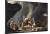 Attack of the Travellers, C.1634-37 (Oil on Canvas)-Sebastien Bourdon-Mounted Giclee Print