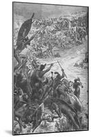 'Attack of the Zulus on the Escort of the Eightieth Regiment at the Intombe River', 1879, (c1880)-Unknown-Mounted Giclee Print