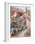 Attack on a Carriage, Quai De Nesles, Reign of Francis I, 16th Century, C1870-1950-Ferdinand Sigismund Bac-Framed Giclee Print