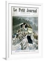 Attack on a Courier in Algeria, 1901-null-Framed Giclee Print