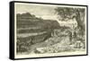 Attack on a Germanic Encampment by the Romans-Willem II Steelink-Framed Stretched Canvas