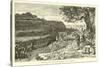 Attack on a Germanic Encampment by the Romans-Willem II Steelink-Stretched Canvas